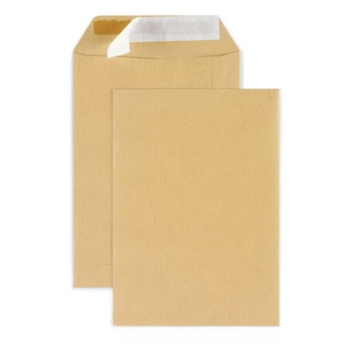 5 sobres de papel kraft - 16,2 x 22,9 cm