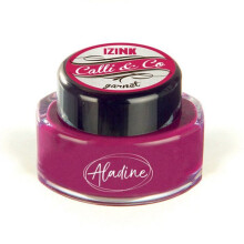Kalligrafiamuste - ALADINE - Granaatti - 15 ml - Punainen Väri - Vaalean kestävä