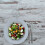 60 x 60 cm high table - Round model with white Icelandic oak base 3