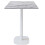 60 x 60 cm high table - Round model with white Icelandic oak base 1
