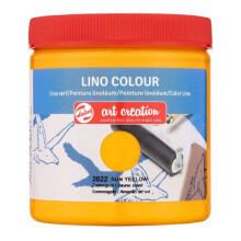 Painetta linoleumiin - Aurinkokeltainen - Linoleumi - Taide Luominen - 250ml