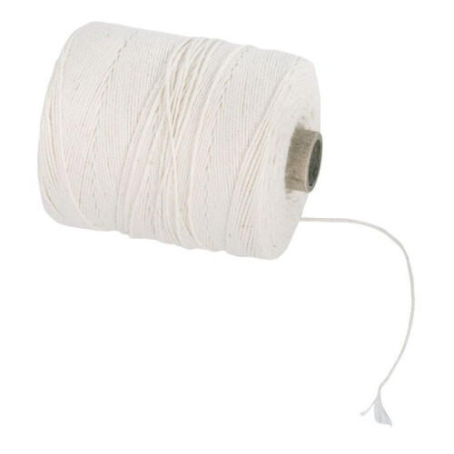 Fio para crochê 1mm 220m, branco 1