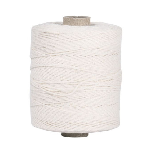 Fio para crochê 1mm 220m, branco