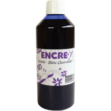 Flacon de 500 ml d'encre à dessiner bleu outremer