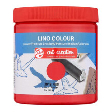 Linogravuurimaali - Punainen - Linoleum - Taide Luominen - 250ml