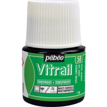 PINTURA SOB VIDRO VITRAL TRANSPARENTE 45 ML - 58 VERDE VIVO