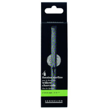 Fusains - Schwarz - 10 bis 15 mm - 4 Sticks - Sennelier