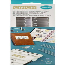 Fils Cinch - We R Memory Keepers - WR58-61273 - 4/Pkg - Branco - 0.625'''