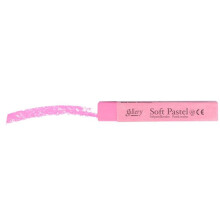 MUNGYO Soft Pastel Square 6 x Fluorescent Pink