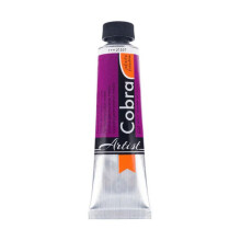 Oil Paint - Cobra - Artist - Medium Permanent Violet - 537 - 40ml Tube