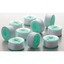 Vorgewickelte Spulen - BROTHER - PWB90 - Weiß - Polyesterfaden - 20 mm