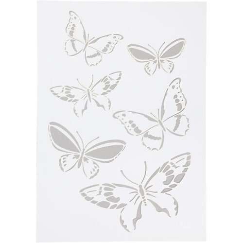 Schablone A4 Schmetterling - 1 Stk.