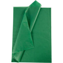 Tissue paper - Various colors - 50 x 70 cm - 10 sheets - Green - Mixed - Child