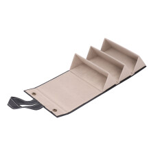 3-Slot Travel Sunglasses Case Portable Organizer 35cm Black