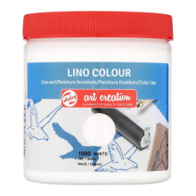 Peinture pour linogravure - Blanc - Linoléum - Art Création - 250ml