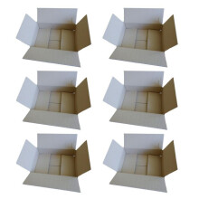 6 Verpackungskartons 31 x 21 x 7,5 cm