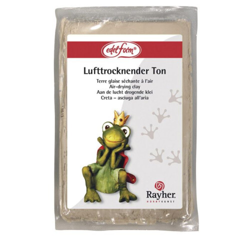 Lufttrocknender Ton, 500g, weiß
