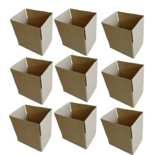10 caixas de embalagem 20 x 15 x 11 cm