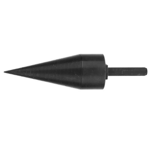 Black Triangle Shank Firewood Split Drill Bit Chop 1