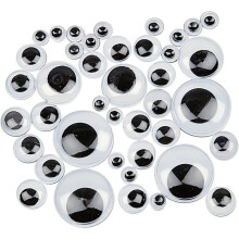 Embellissement - pequeno acessório de decoração - padrão para colar Creativ - 100263 - Olhos esbugalhados