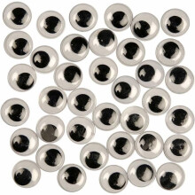 Embellissement - pequeno acessório de decoração - motivo para colar Creativ - 100263 - Olhos móveis