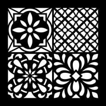 SCHABLONE FLIESEN - 30X30X0.2 CM
