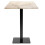60 x 60 cm high table - Milan white moon model 1