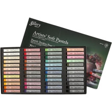Quality soft square pastels, exceptional pigmentation - perfect for artists. ref 38166