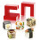 Sushi Mould - RICE CUBE - Red - Plastic - 1 piece - Contemporary design 1