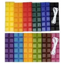 Cera de vela 12 cores 480 g + 2 pavios - Outono