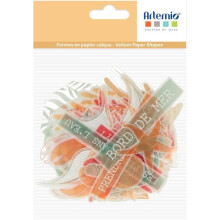 Die Cut calque - ARTEMIO - Corail - 35 pcs