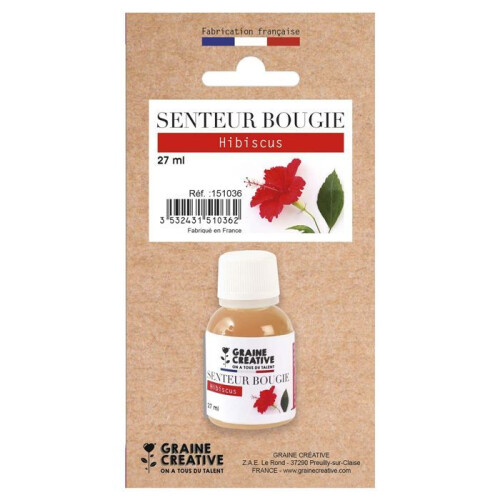 Perfume para Vela - GRAINE CREATIVE - Hibisco - 27 ml - Multicolore