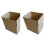 2 Kartons Verpackung 20 x 15 x 11 cm 2