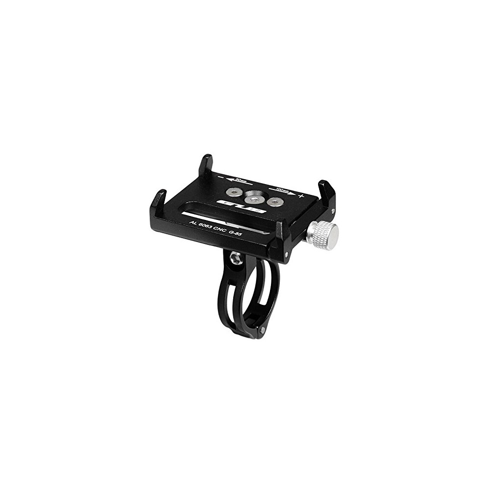 Bicycle Cnc Phone Mount For 3.5-6.2 Inch Cell Phones, Gps Holder, Handlebar Extender For Bikes And Motorcycles Black 6447073318115