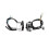 1 Pair Universal 7/8inch Motorcycle Handlebar Horn 9