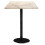 60 x 60 cm high table - Rome model marbled white moon 1