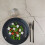 60 x 60 cm high table - Rome model marbled white moon 3