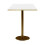Bar table 60 x 60 cm Rome white bistro 1