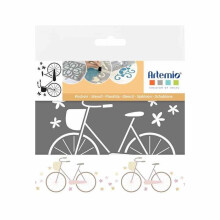 Pochoir Fahrrad auf meinem Weg