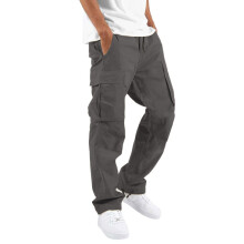 Men's Padded 3/4 Cargo Cycling Pants Cotton Chino Summer Jeans Light Thin Fabric A2 Dark Gray 4XL