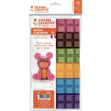 Graine Créative - Vela de modelar 6 barras Cores tendência 240 g