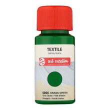 Peinture pour textile soie - vert herbe - Talens Art Creation - 50ml