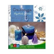 Cera de Vela Vegetal - DTM - 400 gr - Natural - Pronta para o uso - Fosca