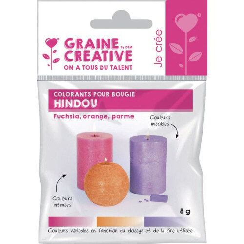 Creative Grain - Solid Dyes for Candle 3 Hindu Colors