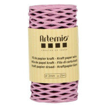 Fio de papel kraft púrpura 2mm x 25 m