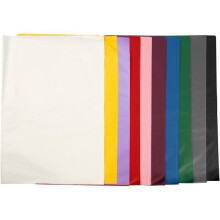 Assorted tissue paper - 50 x 70 cm - Assorted colors - 250 pcs