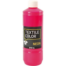 Textile paint - Creotime - Neon - 500 ml - Pink - Unisex