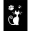 Klebe-Schablone Katzenfänger 7x10 cm 2