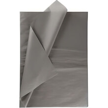 Tissue paper, sheet 50x70 cm, 14 g, grey, 25sheets