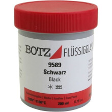 Glasur für Ton - 20 - Schwarz - 200 ml - Brenntemperatur 1020-1060C